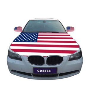 American Word Cup Car Hood Flag – Heavy-Duty, UV-Resistant, Easy-Install
