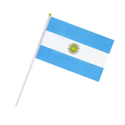 Argentina Hand Flag – Durable Polyester, 12x18in