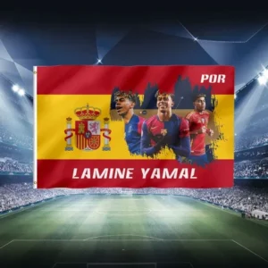 Lamine Yamal Flag – Premium Polyester, 3x5ft, UV-Resistant
