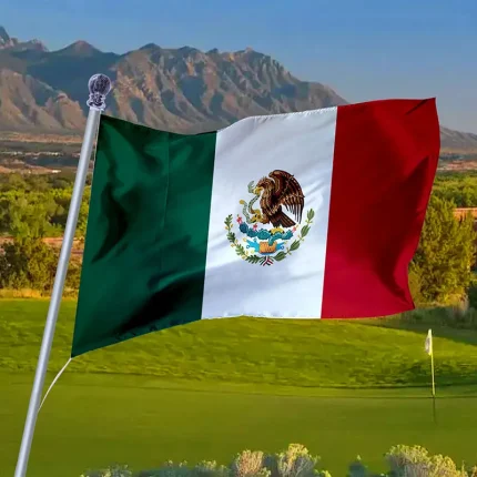 Mexico Flag – Premium Polyester, UV-Resistant, 3x5ft