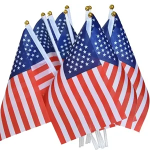 USA Hand Flag – Durable Polyester, 12x18in, Fade-Resistant